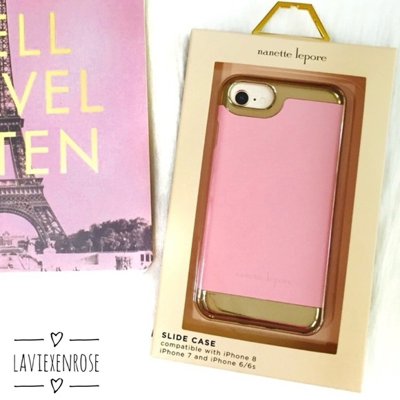 Nanette Lepore Accessories - 🆕 Nanette Lepore Pink/Gold iPhone Case